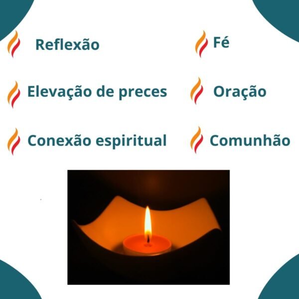 Vela De Altar 15 Cm De Altura E 5 Cm De Diâmetro, Branca. Do Advento, Com 260 Gramas E Revestida Com Celofane Premium. Produzida Com Parafina 100% Nacional, Pura. Marca Velas Estrela. - Imagem 9