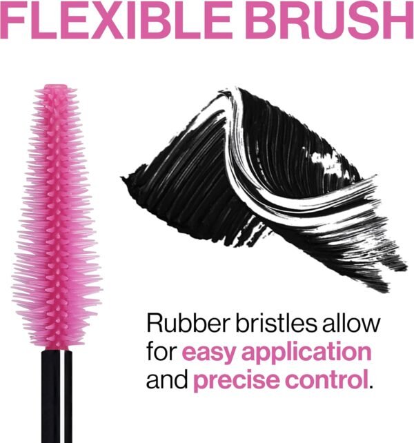Máscara de Cílios à Prova D'Agua - Max Volume Plus Waterproof Mascara - Amp'd Black - Imagem 3