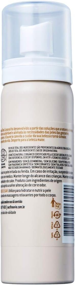 Oleo Corporal Vegetal Souvie 90Ml 2 Oleo Corporal Vegetal Souvie 90Ml - Imagem 2