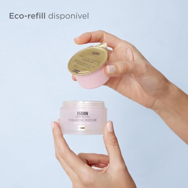 ISDIN Creme Anti-Idade para Pele Sensível Isdinceutics Hyaluronic Moisture Sensitive Skin - 50g - Imagem 8