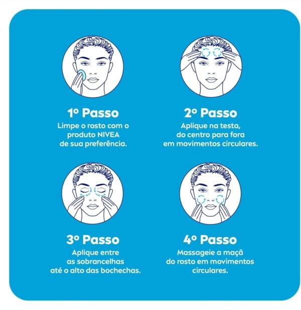 NIVEA Creme Facial Nutritivo 100g - Sua fórmula à base de água, Karité e Vitaminas hidrata por 30h sem deixar a pele oleosa, além de ser um ótimo primer - Imagem 5