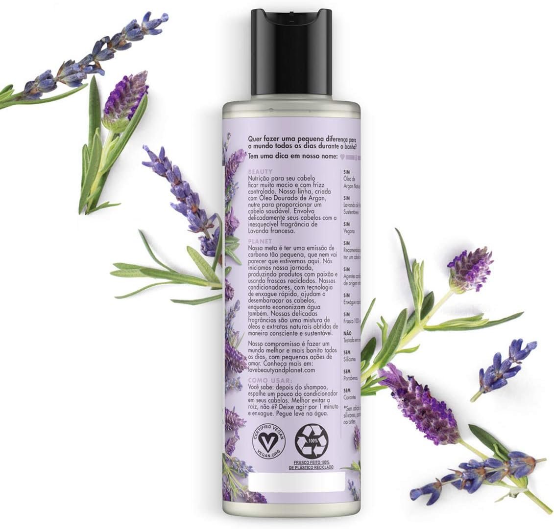 Love Beauty & Planet Condicionador Smooth And Serene 300Ml 4 Love Beauty & Planet Condicionador Smooth And Serene 300Ml - Imagem 9
