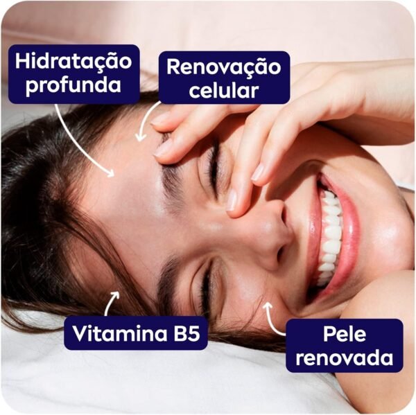 NIVEA Creme Facial Noturno - O potinho noturno dos queridinhos da hidratação facial, auxilia a renovação celular e hidrata profundamente a pele enquanto você dorme - 100g - Imagem 3