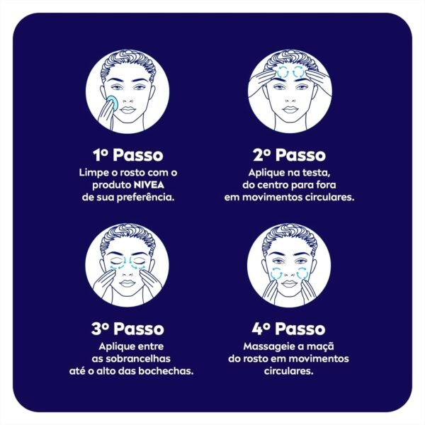 NIVEA Creme Facial Noturno - O potinho noturno dos queridinhos da hidratação facial, auxilia a renovação celular e hidrata profundamente a pele enquanto você dorme - 100g - Imagem 5