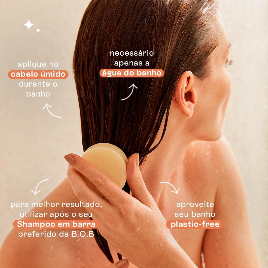 B.O.B Bars Over Bottles B.O.B Condicionador Em Barra Hidratação Profunda 55G 4 B.O.B Bars Over Bottles B.O.B Condicionador Em Barra Hidratação Profunda 55G - Imagem 4