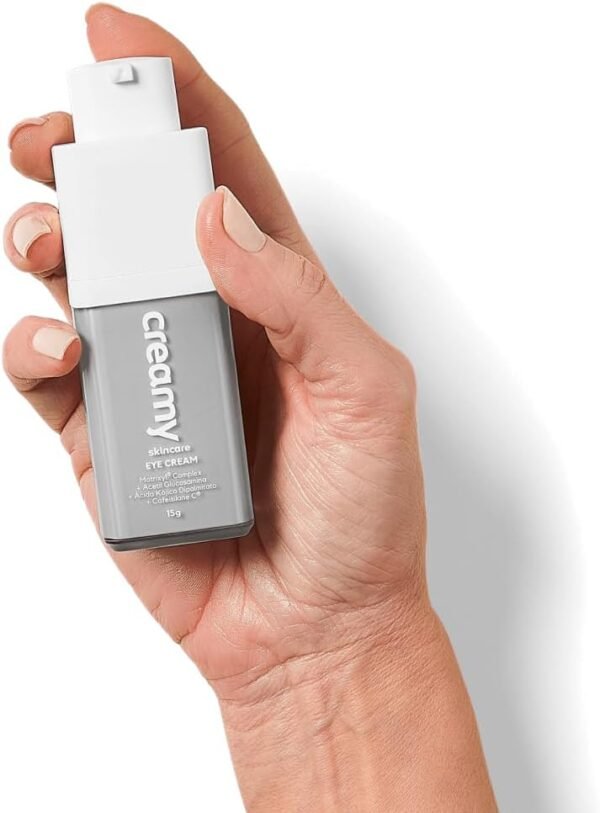 Creamy Skincare Eye Cream 15g | Ação Anti-Idade, Peles com Manchas, Atenua Coloração Escura das Olheiras, Sem Fragrância | Uso Diurno e Noturno, Todos os Tipos de Pele - Imagem 3