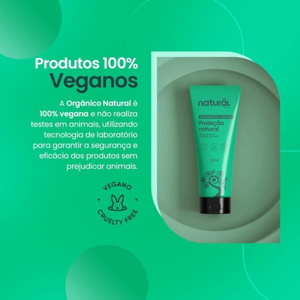 NATURAL Sabonete Líquido com Óleo de Coco e Extrato de Romã - Hidratação Profunda e Intensa - Todos os Tipos de Pele - Vegano - 237ml - Imagem 5