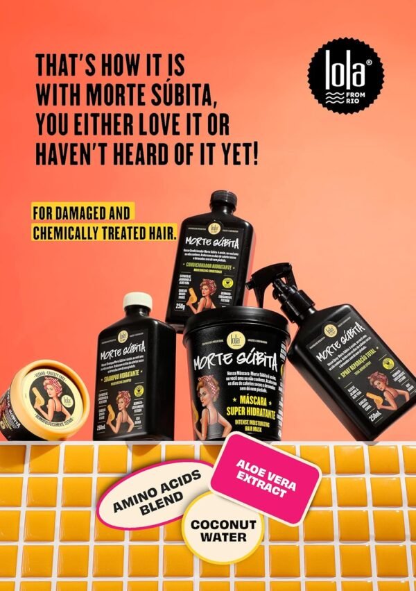 Lola Cosmetics Morte Súbita - Condicionador 250ml, preto - Imagem 3