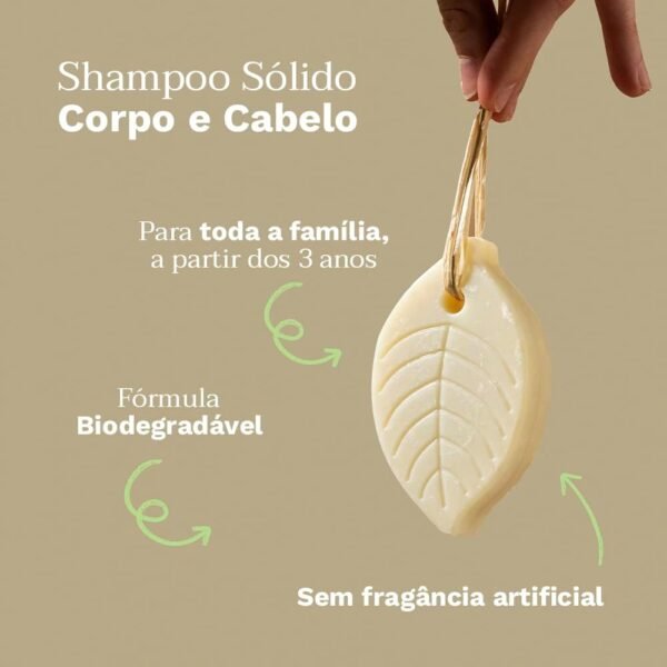 Mustela Shampoo Sólido Corpo E Cabelo 75G - Sabonete E Shampoo 2 Em 1 - Vegano Sem Fragrância E Com 94% De Ingredientes De Origem Natural - Para Bebês Crianças E Adultos - Imagem 3