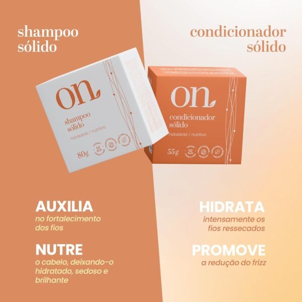 ORGANICO NATURAL Shampoo Solido Nutritivo On 80G - Imagem 2