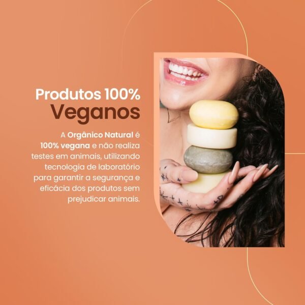 ORGANICO NATURAL Shampoo Solido Nutritivo On 80G - Imagem 5
