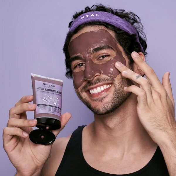 Quintal Dermocosméticos Mascara De Argila Vrioleta Antiporosidade - Terra De Cores 2.0 - Imagem 3