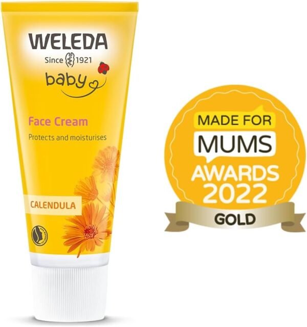 WELEDA Creme Facial De Calêndula Para Bebês Weleda Branco - Imagem 2