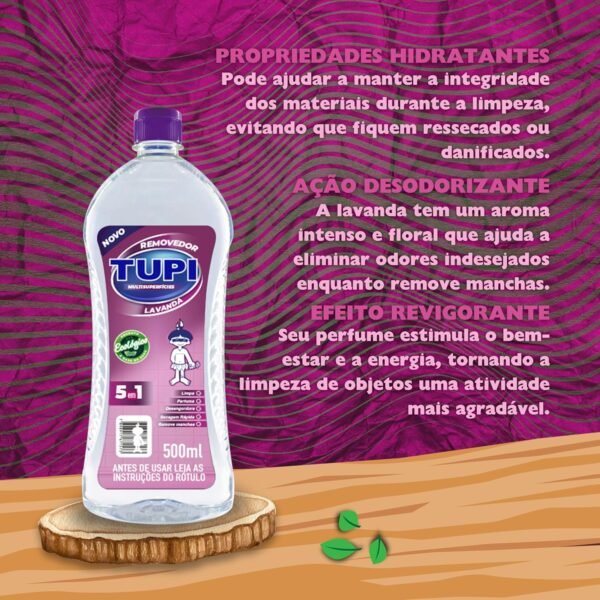 Tupi, Removedor Multiuso Ecológico Lavanda, 500ml - Imagem 3