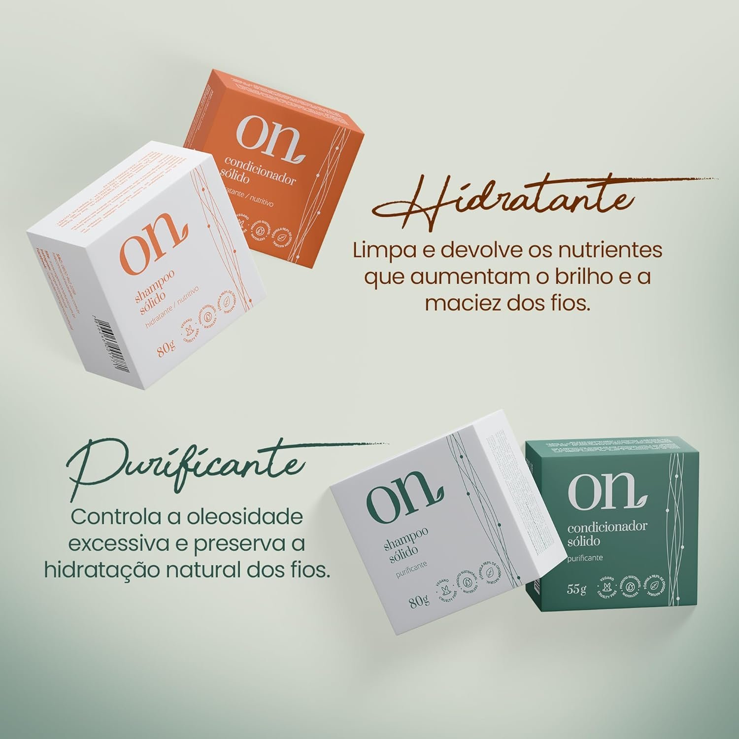 ON Shampoo Sólido Purificante 80G 3 ON Shampoo Sólido Purificante 80G - Imagem 6