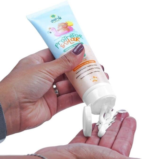 Protetor Solar Infantil Natural Físico Mineral - Imagem 3