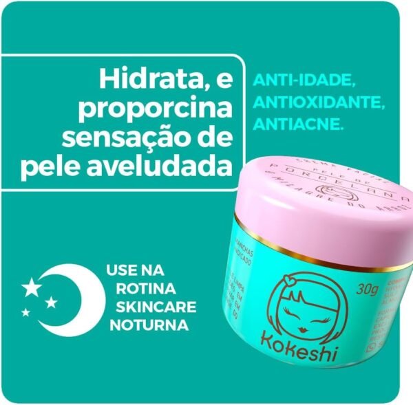 Creme Facial Pele de Porcelana Kokeshi - Imagem 2