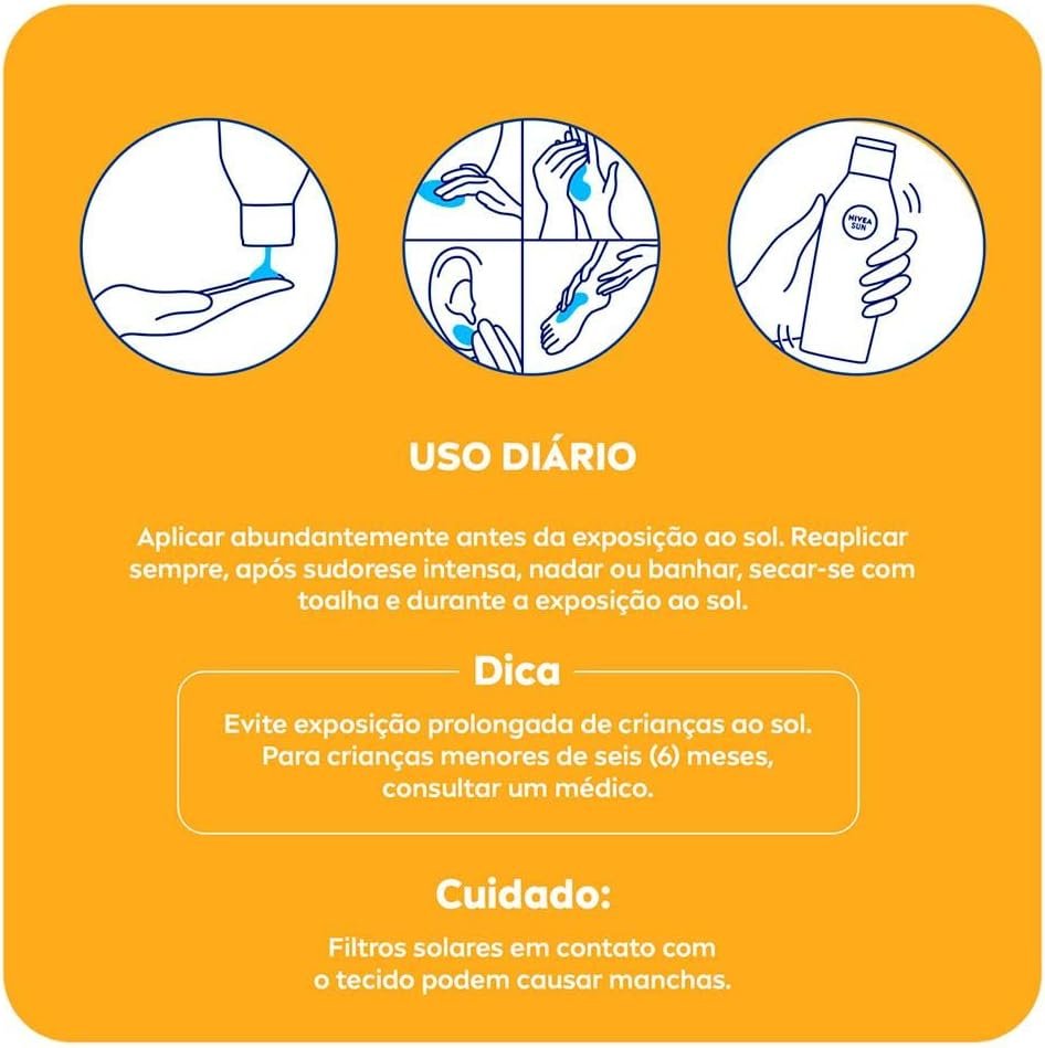 NIVEA SUN Protetor Solar Kids & Babies Pele Sensível FPS 60 125ml 4 NIVEA SUN Protetor Solar Kids & Babies Pele Sensível FPS 60 125ml - Imagem 4