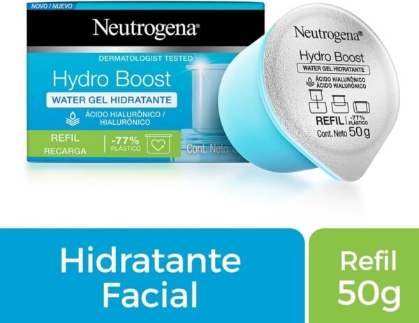 Neutrogena Hidratante Facial Hydro Boost Water Gel Refil, 50g - Imagem 2