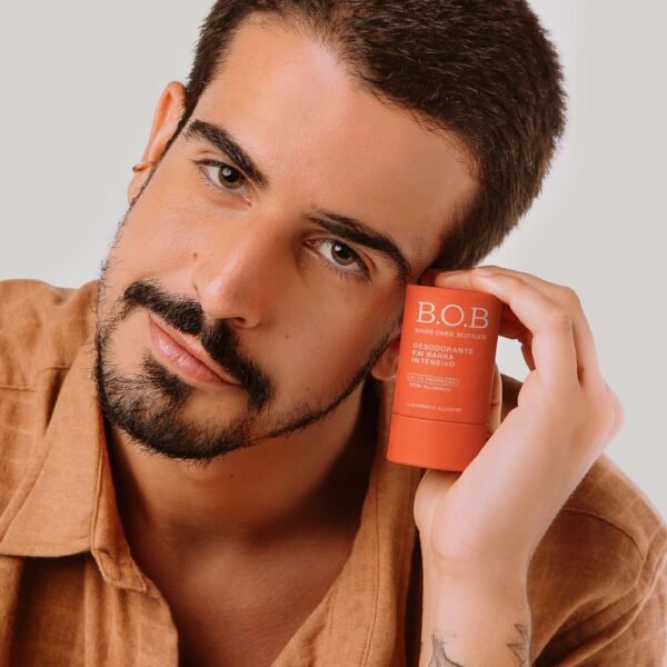 Desodorante Alta Proteção Intensivo em Barra B.O.B | Natural, vegano, livre de crueldade, sustentável, livre de plástico, waterless, 0% álcool, livre de alumínio - Imagem 4