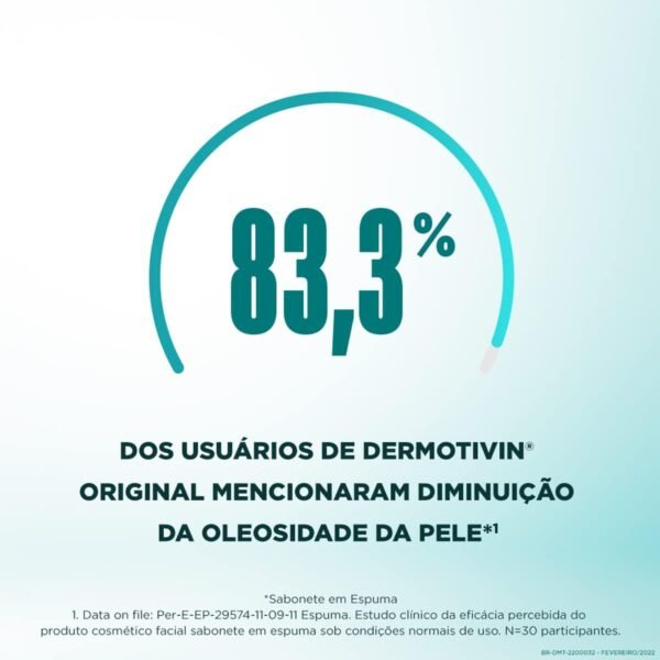 Dermotivin Espuma De Limpeza Facial Original 130ml - Imagem 8