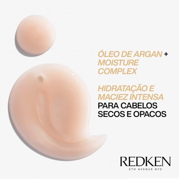 Redken Shampoo All Soft | Para Cabelos Secos e Quebradiços ​​| Proporciona Maciez Intensa e Brilho | Com Óleo de Argan | 300ml - Imagem 4