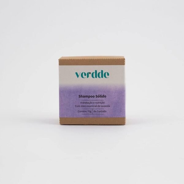Shampoo Sólido de Lavanda Verdde 70g - Imagem 2