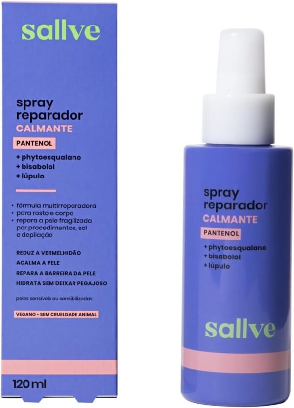 Sallve Spray Reparador Calmante 120Ml - Imagem 2