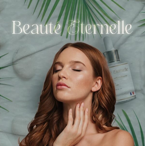 Sérum Facial Hidratante e Revitalizante Rejuvenescedor Beauté Éternelle 30 ml com Ácido Hialurônico (Aloe Vera, Óleo de Semente de Uva, D-panthenol, Vitamina E) - Imagem 3