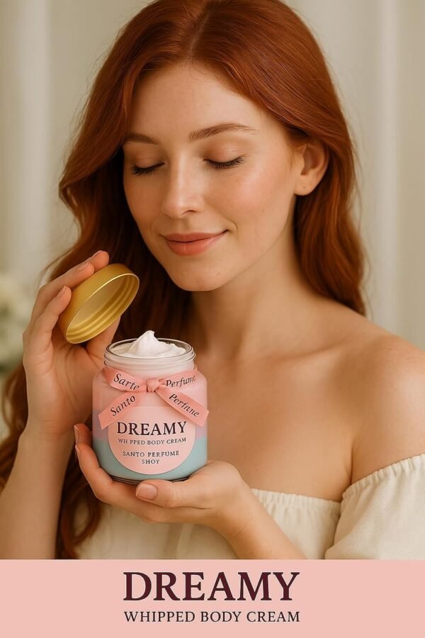 Santo Perfume Dreamy Manteiga Corporal, Hidratante Cremoso para o Corpo, 250g - Imagem 3