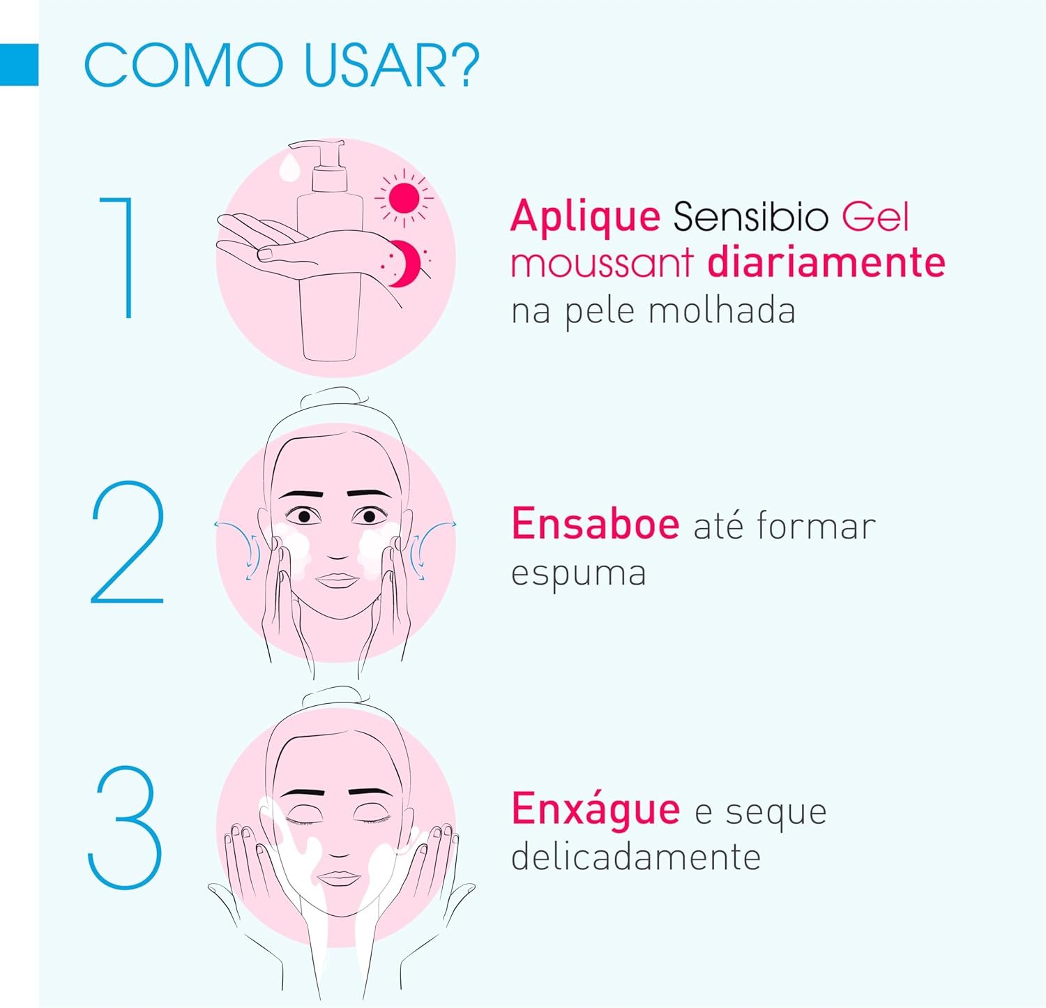 Sensibio Gel Moussant Tubo, Bioderma 2 Sensibio Gel Moussant Tubo, Bioderma - Imagem 2