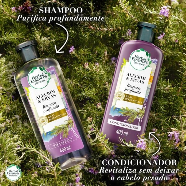 Shampoo Herbal Essences Bio:Renew Alecrim e Ervas - 400ml - Imagem 3