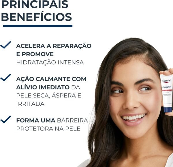 Eucerin Creme Reparador Intensivo Aquaphor Duo Pack 2x10ml - Imagem 2