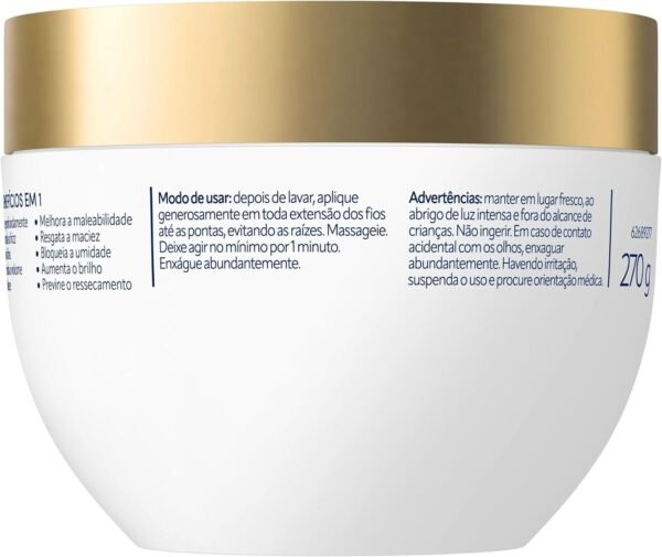 Mascara de Tratamento Dove 10 em 1 Nutrição 270 g - Imagem 3