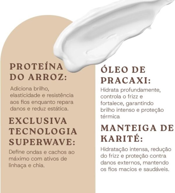 Creme de Pentear Nutri Waves 1000ml - Imagem 3