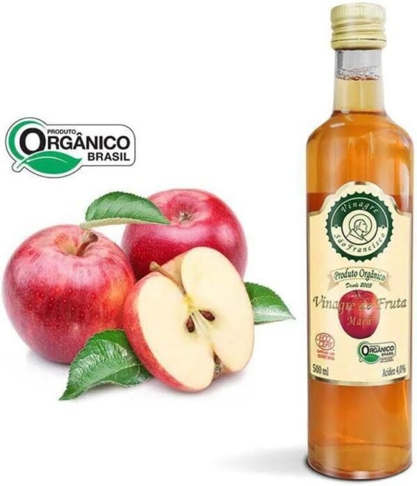 Vinagre De Maca Organico Sao Franciso 500ml - Imagem 2