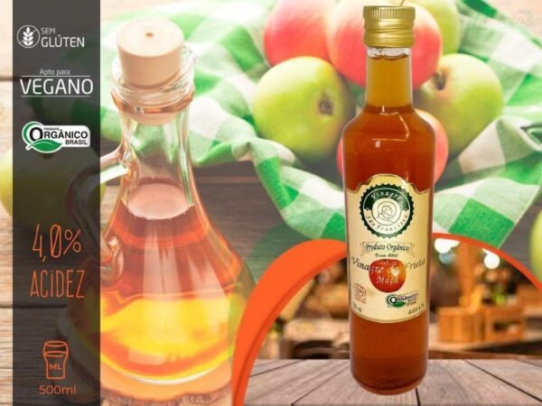 Vinagre De Maca Organico Sao Franciso 500ml - Imagem 3