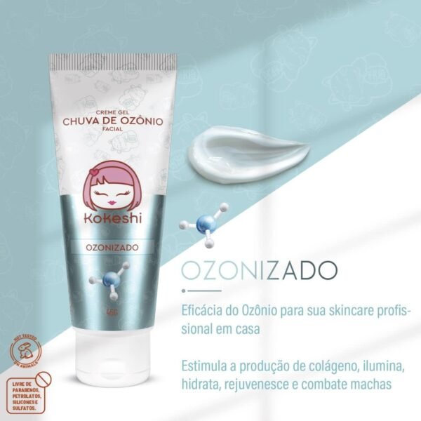 Creme Gel Facial Chuva de Ozônio Kokeshi - Imagem 2