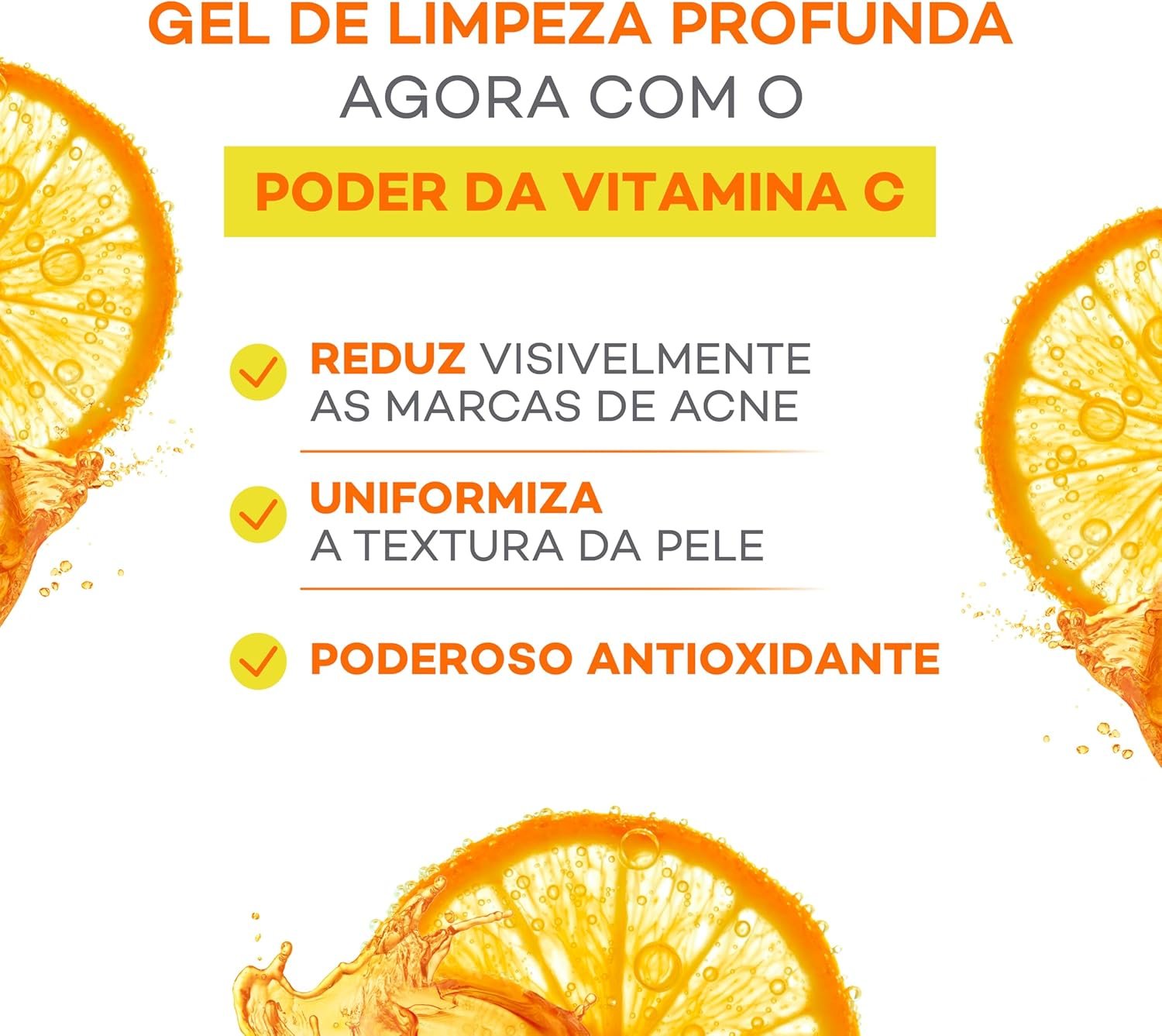 Darrow Actine Gel De Limpeza + Vit C Pele Oleosa A Acneira - 140G Laranja 5 Darrow Actine Gel De Limpeza + Vit C Pele Oleosa A Acneira - 140G Laranja - Imagem 5
