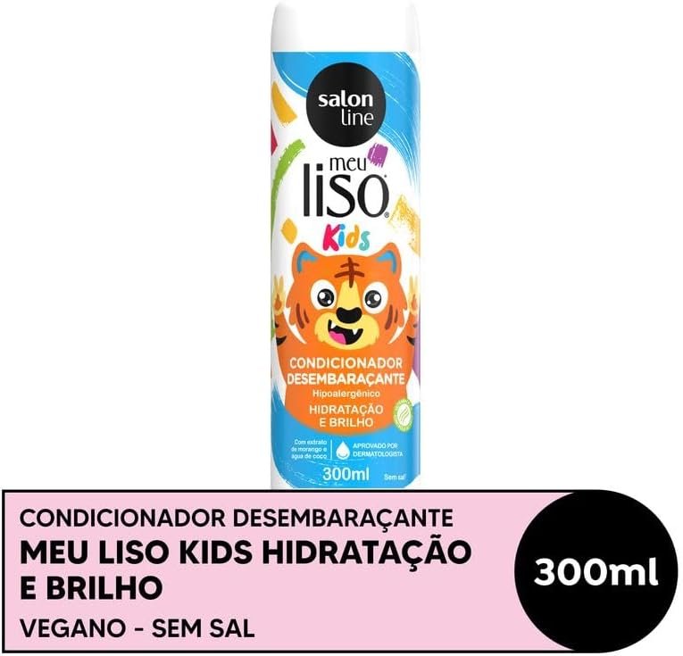 Salon Line, Condicionador, Meu Liso, Hialurônico, Hidrata e Preenche, Vegano - Cabelos Lisos, 300 ml 3 Salon Line, Condicionador, Meu Liso, Hialurônico, Hidrata e Preenche, Vegano - Cabelos Lisos, 300 ml - Imagem 3