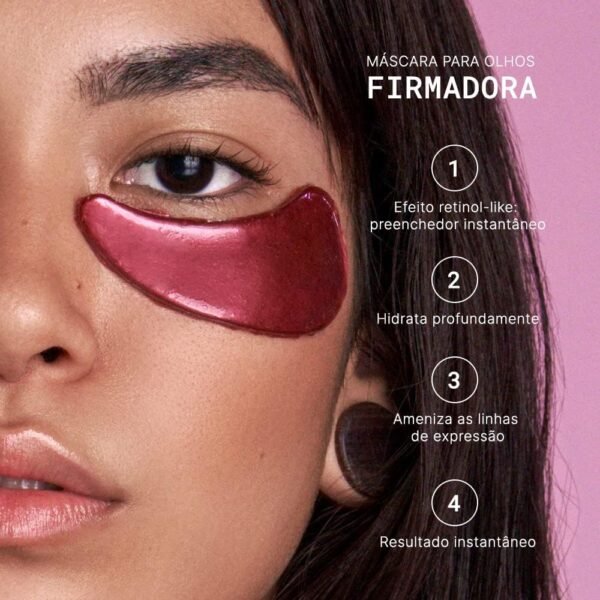 Máscara para Olhos Firmadora, Rosa, Quintal, 2 unidades - Imagem 4