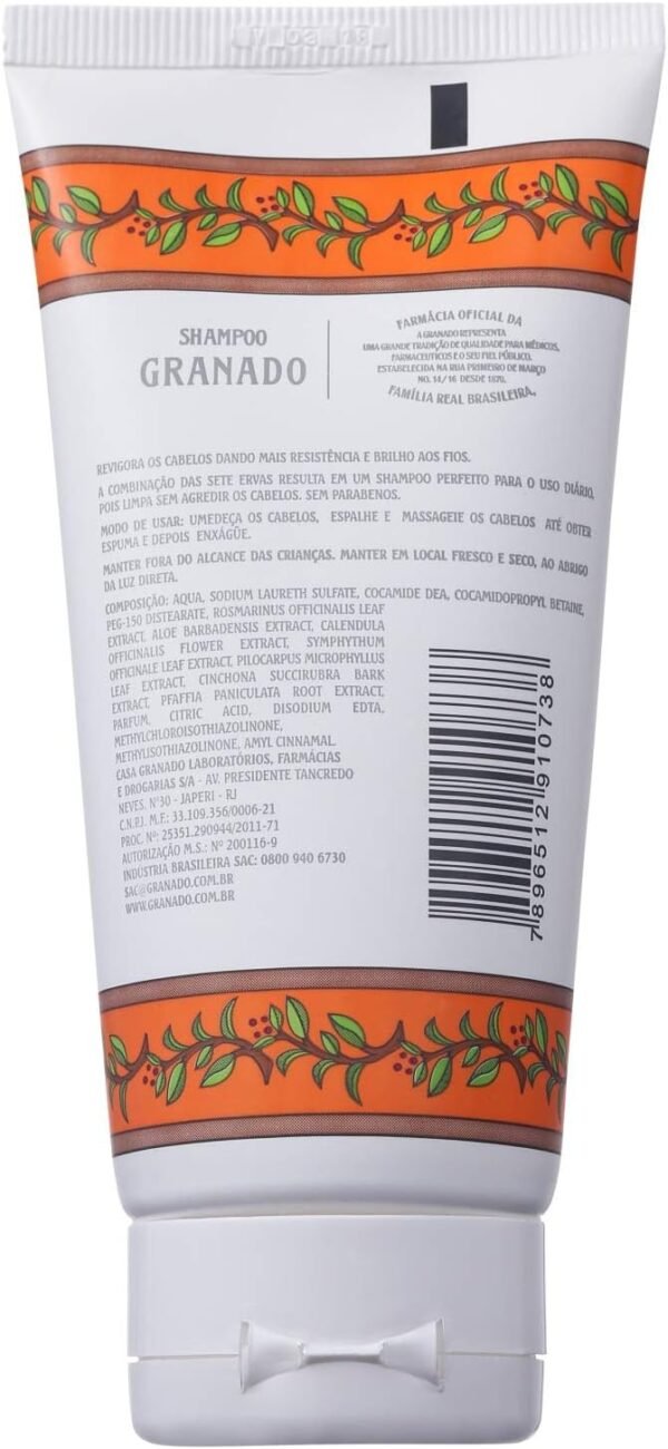 Granado - Shampoo Terrapeutics Sete Ervas 180ml - Imagem 2