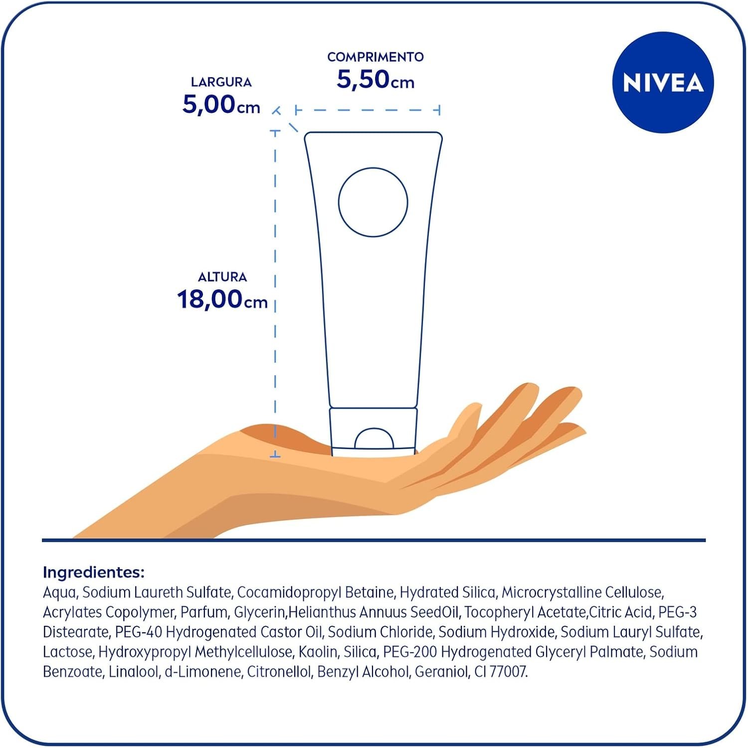 NIVEA Esfoliante Corporal para Banho 200ml - Auxilia na renovação celular, com vitamina E, enriquecido com pérolas azuis, textura cremosa, remove impurezas, proporciona maciez para a pele 3 NIVEA Esfoliante Corporal para Banho 200ml - Auxilia na renovação celular, com vitamina E, enriquecido com pérolas azuis, textura cremosa, remove impurezas, proporciona maciez para a pele - Imagem 3