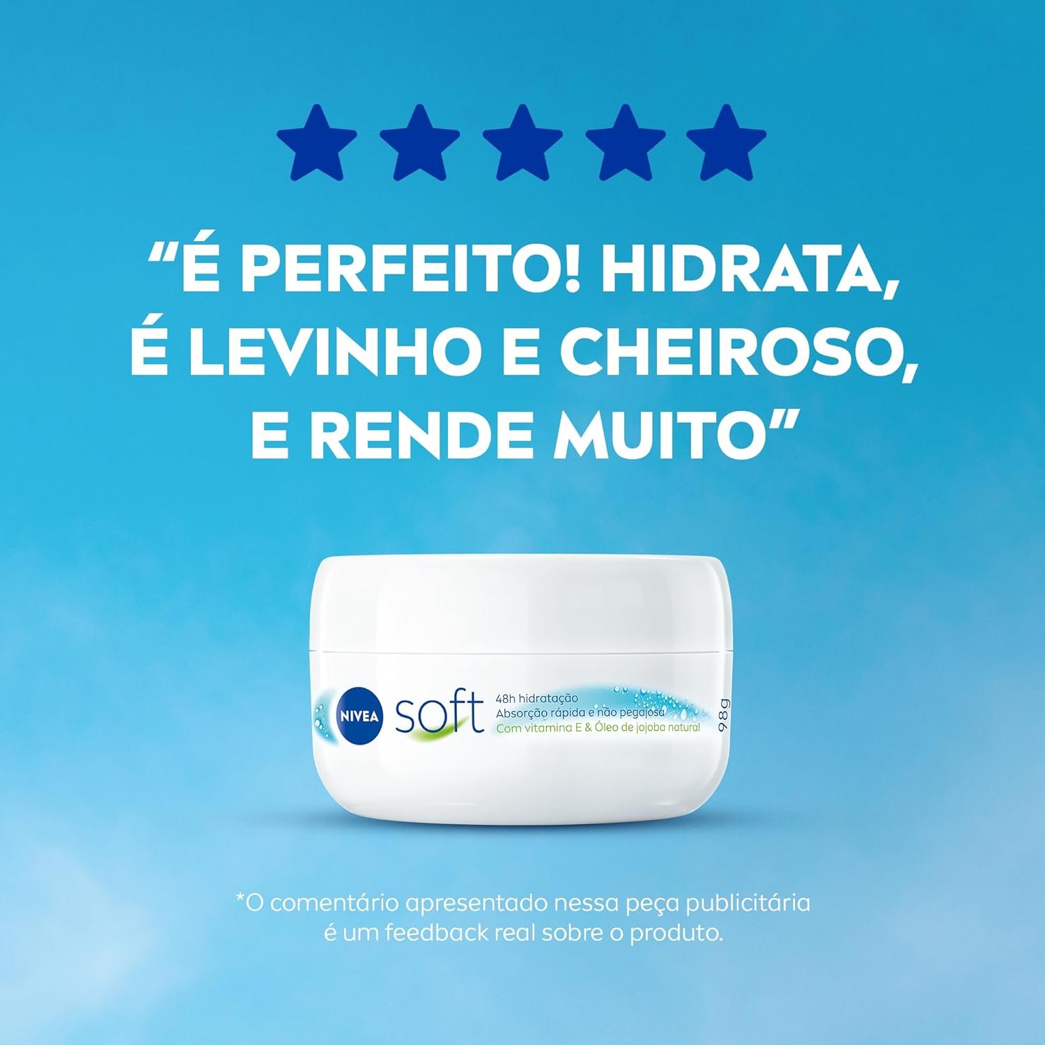 NIVEA Creme Soft 97g - Hidratação suave para rosto, mãos e corpo com fórmula leve e refrescante 3 NIVEA Creme Soft 97g - Hidratação suave para rosto, mãos e corpo com fórmula leve e refrescante - Imagem 3