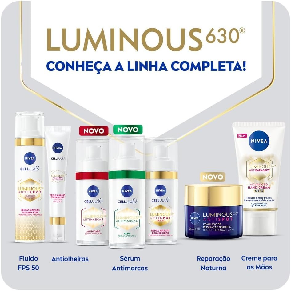 NIVEA Sérum Facial Cellular Luminous 630® ANTIMARCAS Acne 30ml 2 NIVEA Sérum Facial Cellular Luminous 630® ANTIMARCAS Acne 30ml - Imagem 2