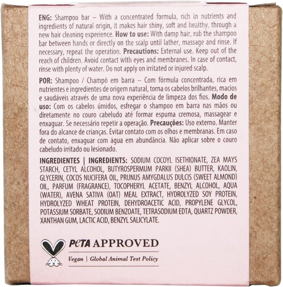 Shampoo em Barra, Rosa Quartzo, Cadiveu Essentials, 70 g 2 Shampoo em Barra, Rosa Quartzo, Cadiveu Essentials, 70 g - Imagem 2