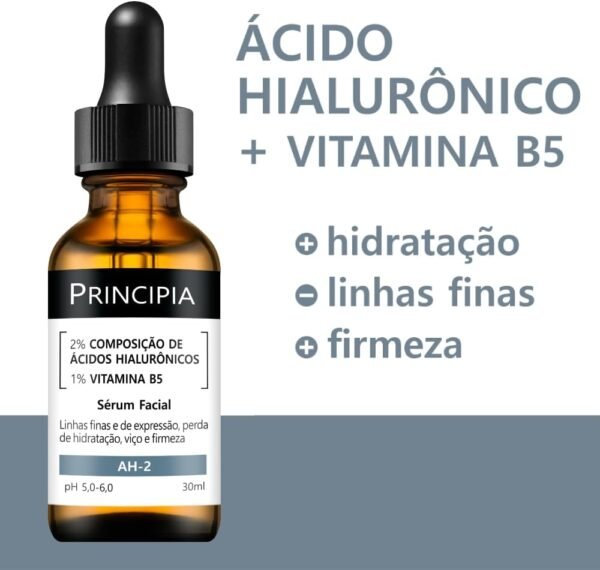 Sérum Principia AH-2 Hidratante (2% Ácidos Hialurônicos + Vitamina B5) - Imagem 2