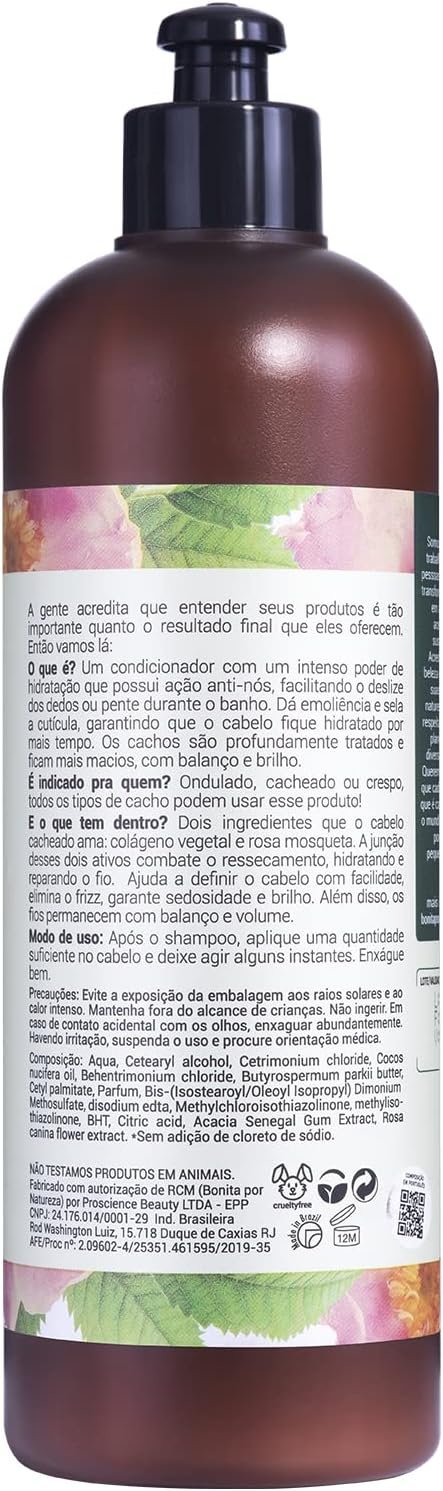 Yenzah Bonita Por Natureza - Cachos - Condicionador Super Concentrado 2 Yenzah Bonita Por Natureza - Cachos - Condicionador Super Concentrado - Imagem 2