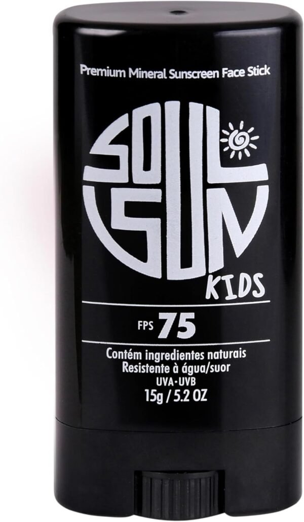 Protetor Solar Soul Sun Premium Mineral Stick FPS 75 Kids - Imagem 2
