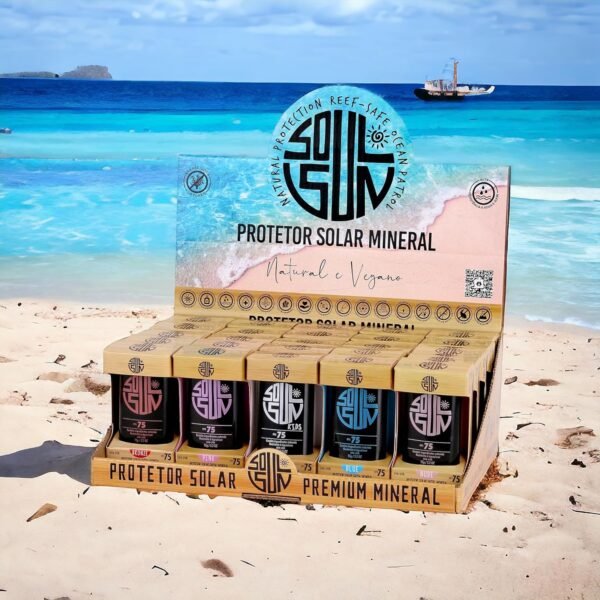 Protetor Solar Soul Sun Premium Mineral Stick FPS 75 Kids - Imagem 5